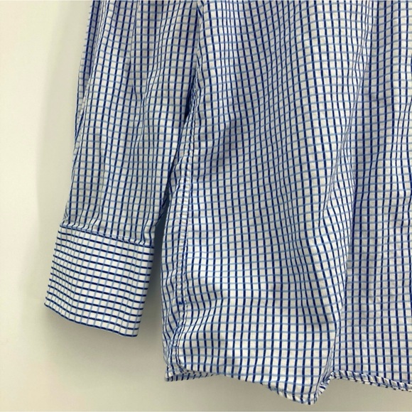 ❤️‍🔥 (5/20) MICHAEL Michael Kors Men's Checkered Dress Shirt Size Large - Picture 7 of 9